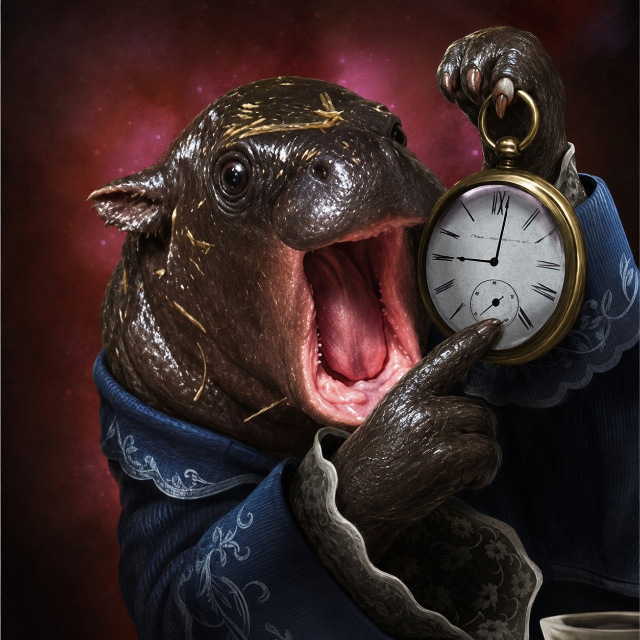 Maple the pygmy hippo meme 14