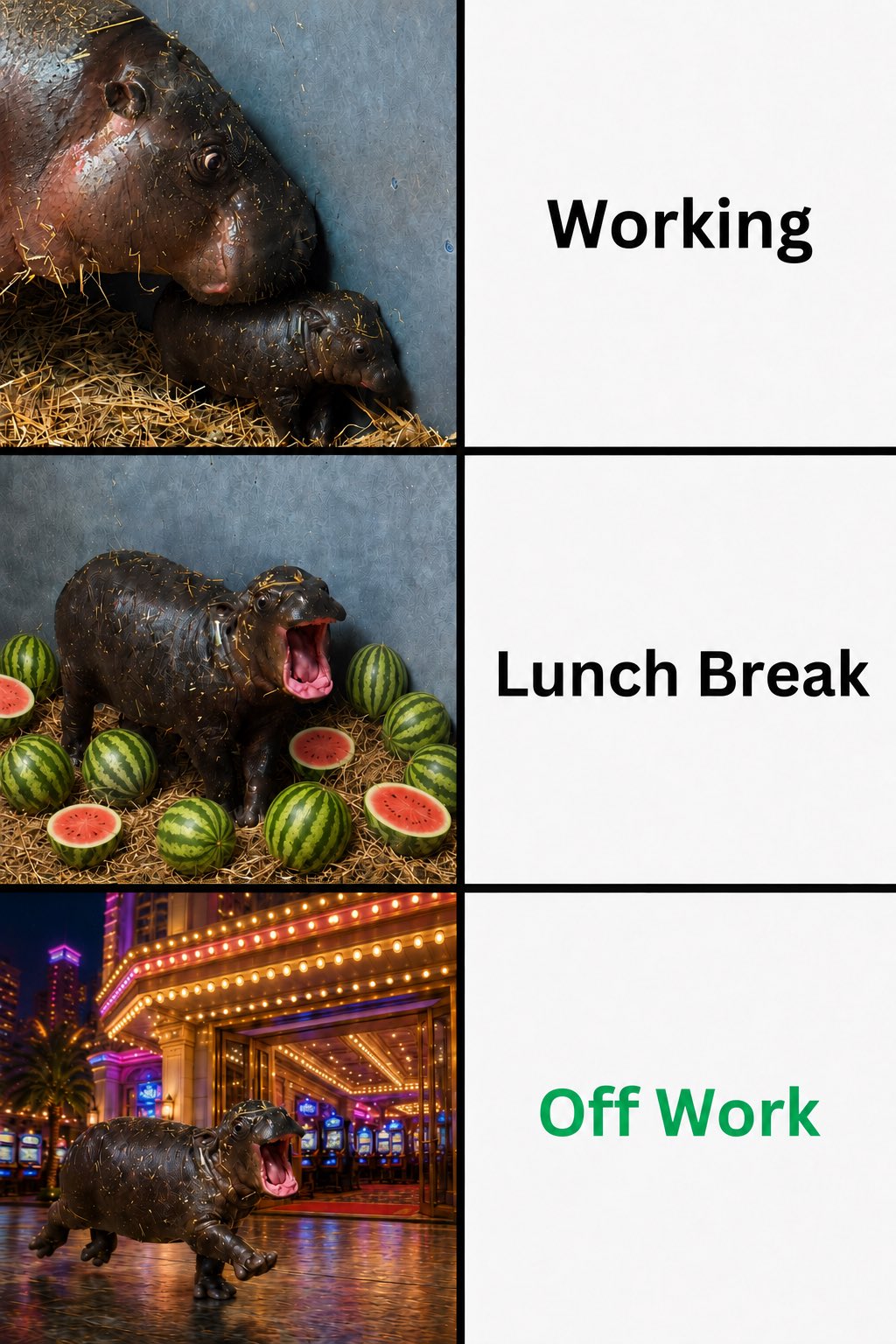 Maple the pygmy hippo meme 10